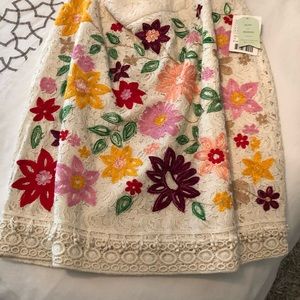 Anthropologie floral skirt